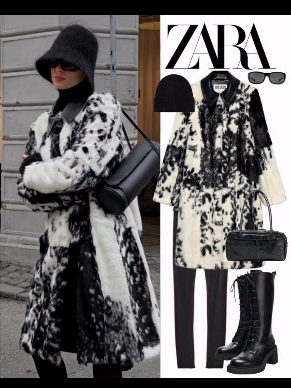 ZARA ANIMAL PRINT COAT - THE ITEM ZARA WOMAN